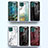 Silicone Frame Fashionable Pattern Mirror Case Cover for Samsung Galaxy M62 4G