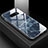 Silicone Frame Fashionable Pattern Mirror Case Cover for Samsung Galaxy S10e Blue
