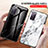 Silicone Frame Fashionable Pattern Mirror Case Cover for Samsung Galaxy S20 Lite 5G