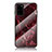 Silicone Frame Fashionable Pattern Mirror Case Cover for Samsung Galaxy S20 Plus 5G Red