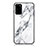 Silicone Frame Fashionable Pattern Mirror Case Cover for Samsung Galaxy S20 Plus 5G White