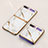 Silicone Frame Fashionable Pattern Mirror Case Cover for Samsung Galaxy Z Flip