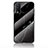 Silicone Frame Fashionable Pattern Mirror Case Cover for Vivo Y11s Black