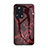 Silicone Frame Fashionable Pattern Mirror Case Cover for Xiaomi Mi 12 Lite NE 5G Red