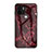 Silicone Frame Fashionable Pattern Mirror Case Cover for Xiaomi Redmi A1 Plus Red