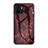 Silicone Frame Fashionable Pattern Mirror Case Cover for Xiaomi Redmi A1 Red