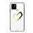 Silicone Frame Fashionable Pattern Mirror Case Cover JM1 for Xiaomi Redmi A1 Plus Gold