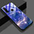 Silicone Frame Fashionable Pattern Mirror Case Cover K01 for Huawei Nova 4e Sky Blue