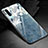 Silicone Frame Fashionable Pattern Mirror Case Cover K01 for Huawei P30 Blue