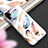 Silicone Frame Fashionable Pattern Mirror Case Cover K01 for Huawei P30 Pro Brown