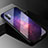 Silicone Frame Fashionable Pattern Mirror Case Cover K01 for Samsung Galaxy Note 10 Plus 5G Purple