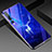Silicone Frame Fashionable Pattern Mirror Case Cover K01 for Xiaomi Mi 10 Blue