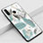 Silicone Frame Fashionable Pattern Mirror Case Cover K02 for Huawei Nova 4e
