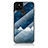 Silicone Frame Fashionable Pattern Mirror Case Cover LS1 for Google Pixel 5 Blue