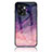 Silicone Frame Fashionable Pattern Mirror Case Cover LS1 for OnePlus Nord N300 5G Purple