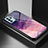 Silicone Frame Fashionable Pattern Mirror Case Cover LS1 for Oppo Reno6 Z 5G