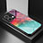 Silicone Frame Fashionable Pattern Mirror Case Cover LS1 for Oppo Reno8 5G