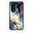Silicone Frame Fashionable Pattern Mirror Case Cover LS1 for Oppo Reno8 T 4G Mixed