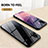 Silicone Frame Fashionable Pattern Mirror Case Cover LS1 for Samsung Galaxy A03 Core