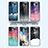 Silicone Frame Fashionable Pattern Mirror Case Cover LS1 for Samsung Galaxy A03 Core