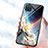 Silicone Frame Fashionable Pattern Mirror Case Cover LS1 for Samsung Galaxy A12