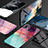 Silicone Frame Fashionable Pattern Mirror Case Cover LS1 for Samsung Galaxy A30