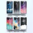 Silicone Frame Fashionable Pattern Mirror Case Cover LS1 for Samsung Galaxy A42 5G