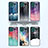 Silicone Frame Fashionable Pattern Mirror Case Cover LS1 for Samsung Galaxy F62 5G