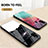 Silicone Frame Fashionable Pattern Mirror Case Cover LS1 for Samsung Galaxy M30s