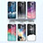 Silicone Frame Fashionable Pattern Mirror Case Cover LS1 for Samsung Galaxy Note 20 5G