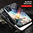 Silicone Frame Fashionable Pattern Mirror Case Cover LS1 for Samsung Galaxy Quantum2 5G