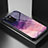 Silicone Frame Fashionable Pattern Mirror Case Cover LS1 for Xiaomi Poco X3 GT 5G Purple