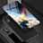 Silicone Frame Fashionable Pattern Mirror Case Cover LS1 for Xiaomi Redmi 9 India