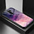 Silicone Frame Fashionable Pattern Mirror Case Cover LS1 for Xiaomi Redmi 9 Purple
