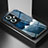 Silicone Frame Fashionable Pattern Mirror Case Cover LS2 for Oppo A79 5G