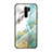 Silicone Frame Fashionable Pattern Mirror Case Cover LS2 for Xiaomi Redmi 9 Green