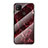 Silicone Frame Fashionable Pattern Mirror Case Cover LS2 for Xiaomi Redmi 9 India Red