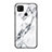 Silicone Frame Fashionable Pattern Mirror Case Cover LS2 for Xiaomi Redmi 9 India White