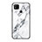 Silicone Frame Fashionable Pattern Mirror Case Cover LS2 for Xiaomi Redmi 9C White