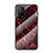 Silicone Frame Fashionable Pattern Mirror Case Cover LS2 for Xiaomi Redmi K30S 5G Red