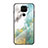 Silicone Frame Fashionable Pattern Mirror Case Cover LS2 for Xiaomi Redmi Note 9 Green