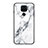 Silicone Frame Fashionable Pattern Mirror Case Cover LS2 for Xiaomi Redmi Note 9 White