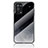 Silicone Frame Fashionable Pattern Mirror Case Cover LS4 for OnePlus Nord N200 5G Gray