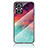 Silicone Frame Fashionable Pattern Mirror Case Cover LS4 for Oppo Reno7 Lite 5G