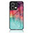Silicone Frame Fashionable Pattern Mirror Case Cover LS4 for Oppo Reno8 5G