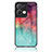 Silicone Frame Fashionable Pattern Mirror Case Cover LS4 for Oppo Reno8 Pro 5G