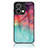 Silicone Frame Fashionable Pattern Mirror Case Cover LS4 for Oppo Reno9 5G