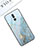 Silicone Frame Fashionable Pattern Mirror Case Cover S01 for Huawei Mate 20 Lite Cyan