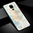 Silicone Frame Fashionable Pattern Mirror Case Cover S01 for Huawei Mate 20 Yellow