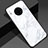 Silicone Frame Fashionable Pattern Mirror Case Cover S01 for Huawei Mate 30 Pro 5G White